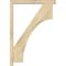 Ekena Millwork Westlake Block Rough Sawn Bracket w/ Offset Brace, Douglas Fir, 4"W x 28"D x 40"H BKT0402X28X40WTL05RDF - alternate 3